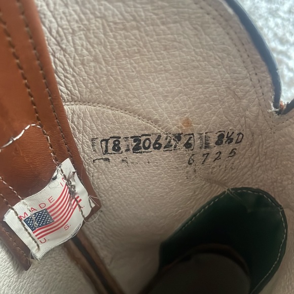 Olathe Leather Cowboy Boots with Vibram Biltrite Soles Made in the USA - Picture 6 of 11